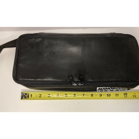 Audiobooks Direct Vtg Soft Zippered Cassette Case Holds 15 Plus EUC - Picture 11 of 14